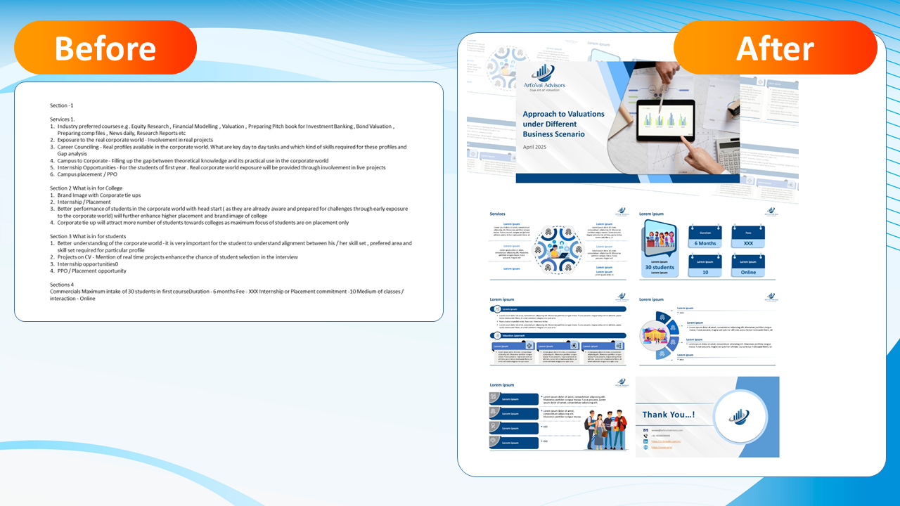 Presentation Design Sample